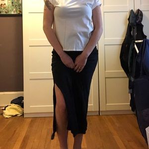 Known Supply Black maxi skirt